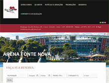 Tablet Screenshot of hoteldonjuan.com.br